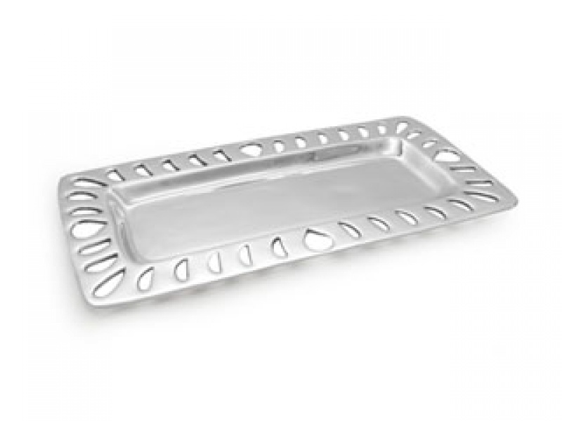 CHAROLA BAGUETTE TURIN GDE CHAROLAS EN PEWTER